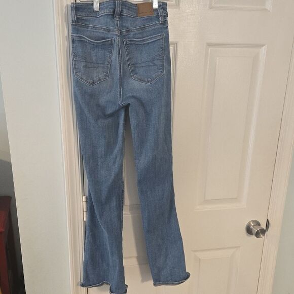 American Eagle Outfitters Light Blue Flare Jeans - Picture 2 of 7